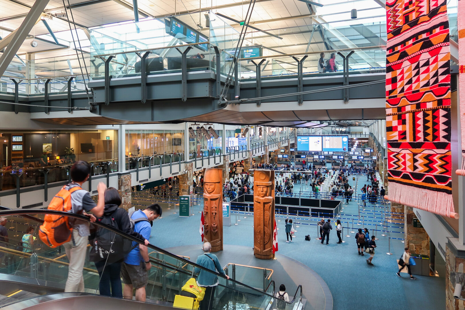 YVR International Airport arrivals hall